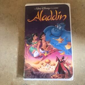 Vintage Aladdin Walt Disney VHS Tape 1993